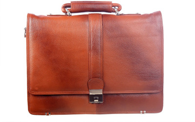 

PE Men & Women Casual Tan Genuine Leather Sling Bag