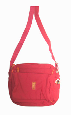 

DNS DESIGNER COLLECTION Men & Women Casual Red Nylon Sling Bag