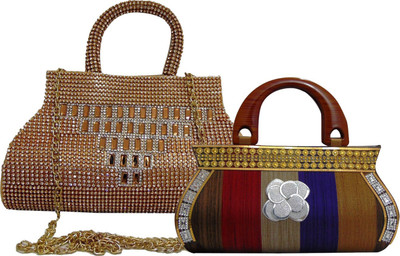 

Estoss Women Evening/Party Multicolor PU Clutch