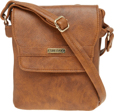

Esbeda Women Casual Tan PU Sling Bag