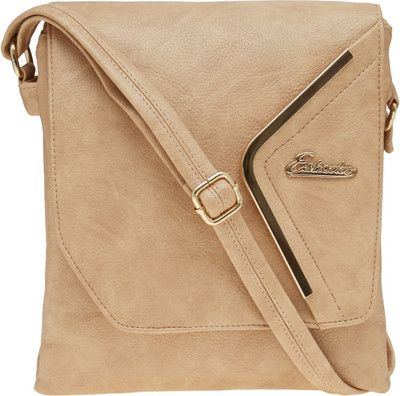 

Esbeda Women Casual Beige PU Sling Bag
