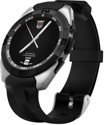 

M-STARK compatible bluetooth smartwatch with camera,sim-card slot and memory card slot Silver Smartwatch(Black Strap Free Size)