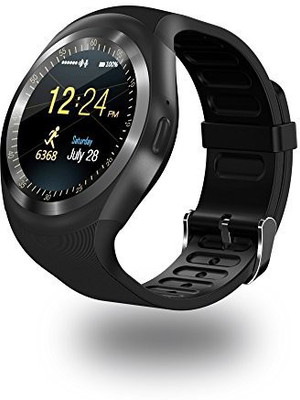 

MOBILE FIT son.y compatible bluetooth smartwatch with camera,sim-card slot and memory card slot Black Smartwatch(Black Strap Free Size)