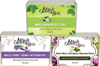 

Mirah Belle Naturals Skin Softening Soaps - Set 7(90 g, Pack of 3)