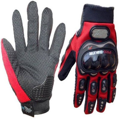 

Ak Kart Akkart Pro Biker Driving Glove (XL, Red& Black) Riding Gloves (XL, Red), Black;red