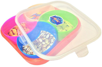 

JVS DRY FRUIT/ SNACKS/ NAMKEEN/ BISCUITS (CONTAINER) - STORAGE CONATINER FOR MULTI USE Storage Basket(Pack of 1)