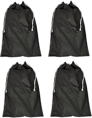 

Addyz Pack of 4 Shoe Pouch Shoe Cover Shoe Kit(Black)