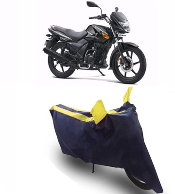 Flipkart SmartBuy Two Wheeler Cover for TVS(Flame DS 125, Yellow, Blue)