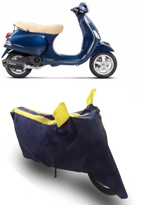 Flipkart SmartBuy Two Wheeler Cover for LML(Vespa LX, Yellow, Blue)