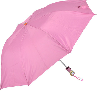 

SWASTIK 2 Fold Light Pink Umbrella(Pink)