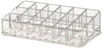 

Premsons Lipstick Stand Acrylic Organiser Makeup Case Lipstick Holder 18 pcs Party Vanity Box(transperent)