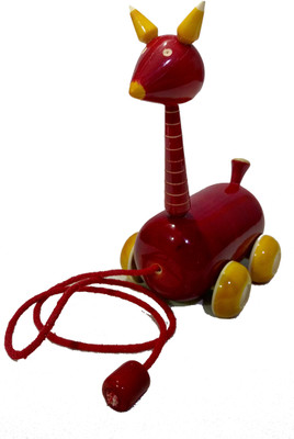

Crafts India Handcrafted Wooden Giraffe , Premium Toy - Zeru (Multicolored)(Multicolor)