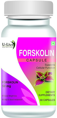 

U-Liva Nutrition Forskolin Natural Extract Weight Loss - 60 Capsules(500 mg)
