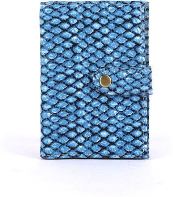 

Ethnic Rajasthan Women Blue Fabric Card Holder(4 Card Slots)