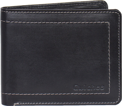 

Gulchee Men Black Genuine Leather Wallet(13 Card Slots)