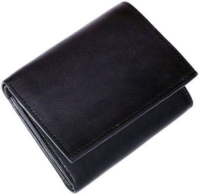 

Macberry Boys Black Artificial Leather Wallet(5 Card Slots)