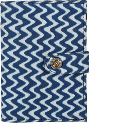 

Ethnic Rajasthan Women Blue Fabric Card Holder(4 Card Slots), Indigo