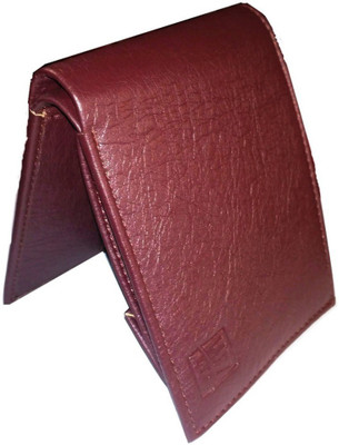 

Wenzest Men Brown Artificial Leather Wallet(10 Card Slots)