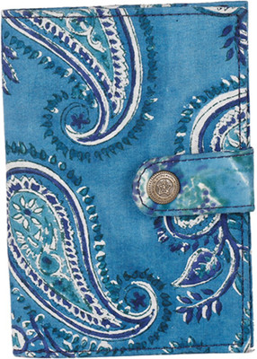 

Ethnic Rajasthan Women Blue Fabric Card Holder(4 Card Slots)