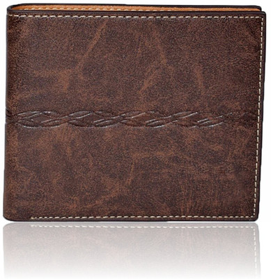 

Huntsman Men Brown Artificial Leather Wallet(8 Card Slots), Brown-tan