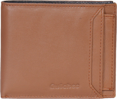 

Gulchee Men Tan Genuine Leather Wallet(7 Card Slots)