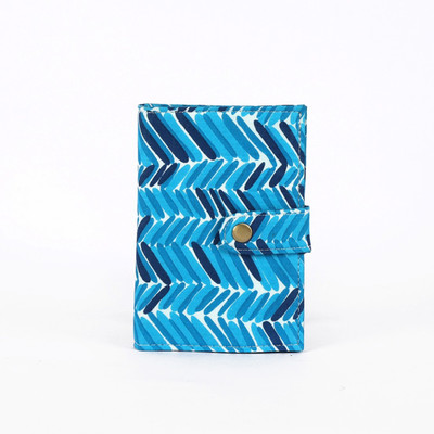 

Ethnic Rajasthan Women Blue Fabric Card Holder(4 Card Slots)