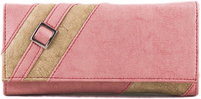 

Voaka Girls Pink Artificial Leather Wallet(2 Card Slots), Pink-beige