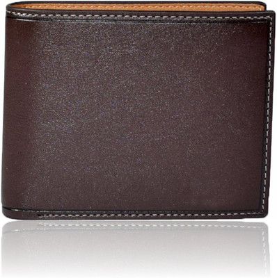 

Death By Color Men Brown Artificial Leather Wallet(8 Card Slots), Brown-tan