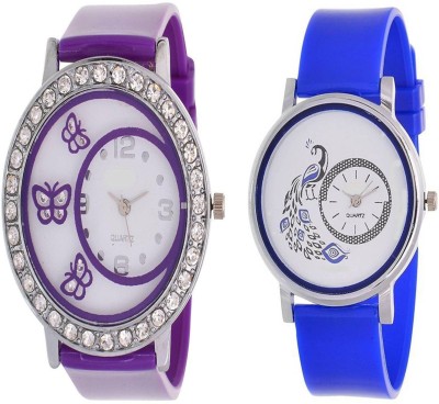 ReniSales New Latest Fashion Purple Blue Passion Combo Women Watch Watch  - For Girls   Watches  (ReniSales)