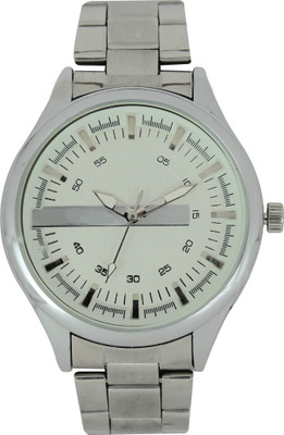

SVM Branded New Arrival Designer Silver Analog Watch - For Men