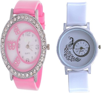 LEBENSZEIT New Latest Fashion Pink White Passion Combo Women Watch Watch  - For Girls   Watches  (LEBENSZEIT)