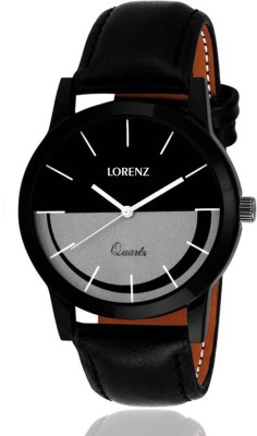 Lorenz MK-1053A Black & Grey Dial Slim edition Men's Quartz Watch  - For Men   Watches  (Lorenz)