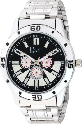 Cavalli CW 441 Black Dial Stainless Steel Exclusive Watch  - For Men   Watches  (Cavalli)
