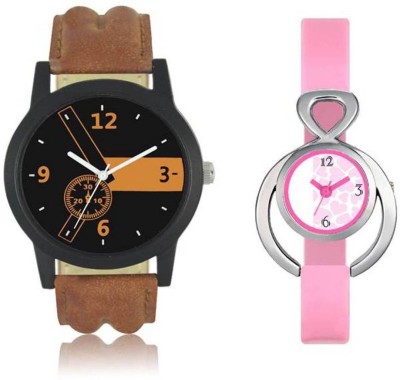 FASHION POOL LOREM & VALENTINE MOST STUNNING ROUND DIAL & UNIQUE INFINITY DIAL DESIGN WITH BLACK & ORANGE COLOR WATCH WITH PINK COLOR WATCH WITH PEARL WHITE COLOR WATER MARK DIAL GRAPHICS WATCH WITH LEATHER & RUBBER TRENDY & FASHIONABLE BELTS FOR PROFESSIONAL & PARTY WEAR WATCH FOR FESTIVAL & FORMAL   Watches  (FASHION POOL)