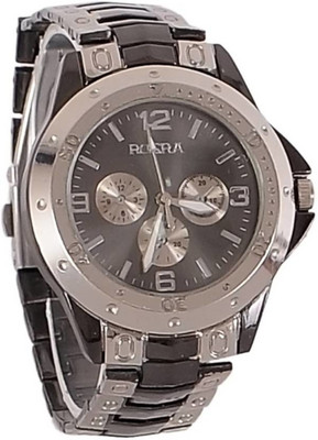 

PEPPER STYLE Rosra Silver Black Men Analog Watch Mens Or Boys STYLE 020 Hybrid Watch - For Men