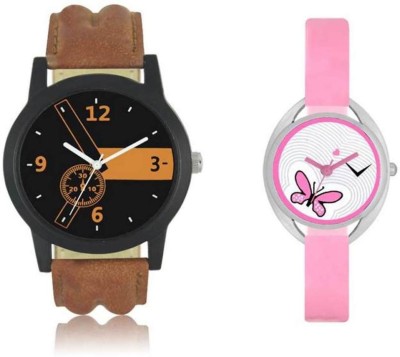 FASHION POOL LOREM & VALENTINE MOST STYLISH & STUNNING ROUND DIAL COUPLE COMBO WATCH WITH BLACK & ORANGE COLOR WATCH WITH OVAL DIAL BABY PINK COLOR BUTTERFLY DESIGN WATCH WITH PEARL WHITE COLOR WATER MARK DIAL GRAPHICS WATCH WITH BABY PINK COLOR WATCH WITH LEATHER & RUBBER TRENDY, COOL & FASHIONABLE   Watches  (FASHION POOL)