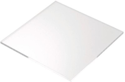 

DELITE pack of 4 Cast 6 x 6 inch Transparent 15 cm Acrylic Sheet(3 mm)