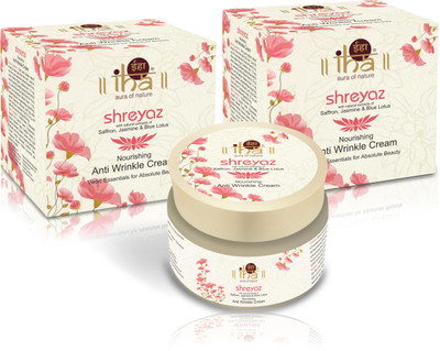 

IHA Shreyaz Anti Wrinkle Cream With Saffron, Jasmine & Blue Lotus(80 g)