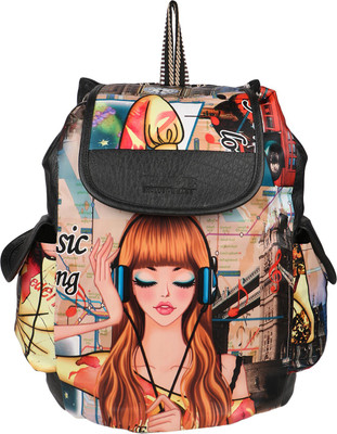 

SAHAL FASHION RJ_BAG_48 15 L Backpack(Multicolor), Black multicolor