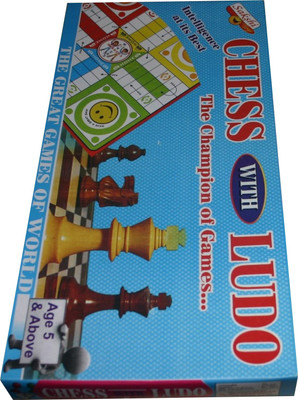 

99Shoppy 2 in 1 Board Game Ludo & Chess Board Game