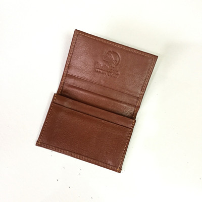 

Bullzeye Leathers 20 Card Holder(Set of 1, Tan)