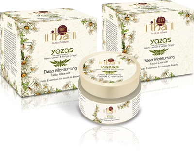 

IHA Yazas Deep Moisturising Facial Cleanser With Neem, Lemon & Mango Ginger(80 g)