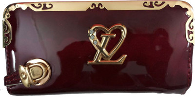 

One Touch Solution Party Maroon Clutch