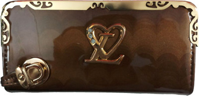 

One Touch Solution Party Brown Clutch