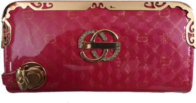 

One Touch Solution Casual Pink Clutch