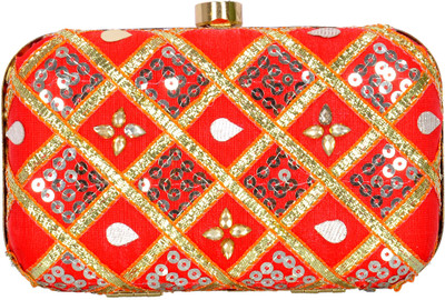 

DUCHESS Party Red Clutch