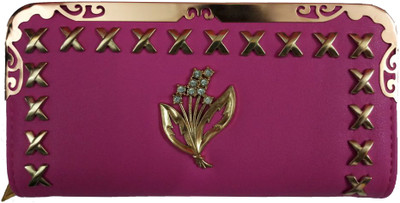 

One Touch Solution Party Pink Clutch