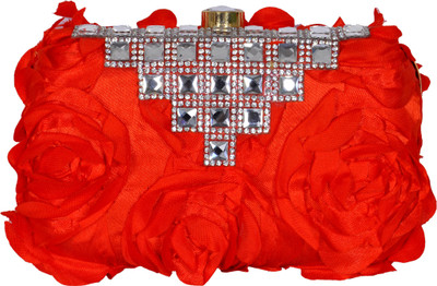 

DUCHESS Party Red Clutch