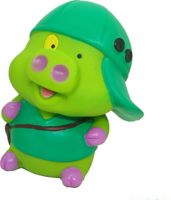 

VShine Captain Pig Piggy Bank money Safe for kids Green Coin Bank(Green)