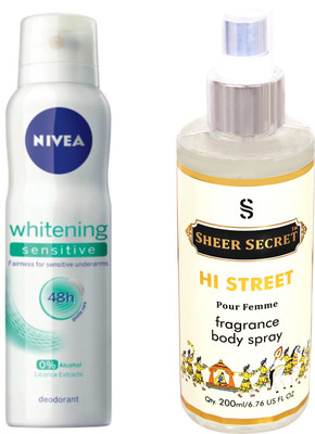 

Nivea SENSITIVE with HI STREET WOMEN(Set of 2)